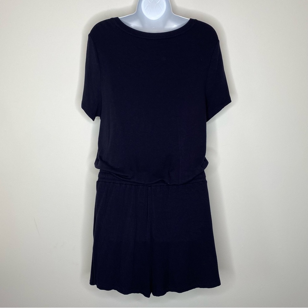 Daily Ritual Navy Blue Shorts Romper - Picture 6 of 10